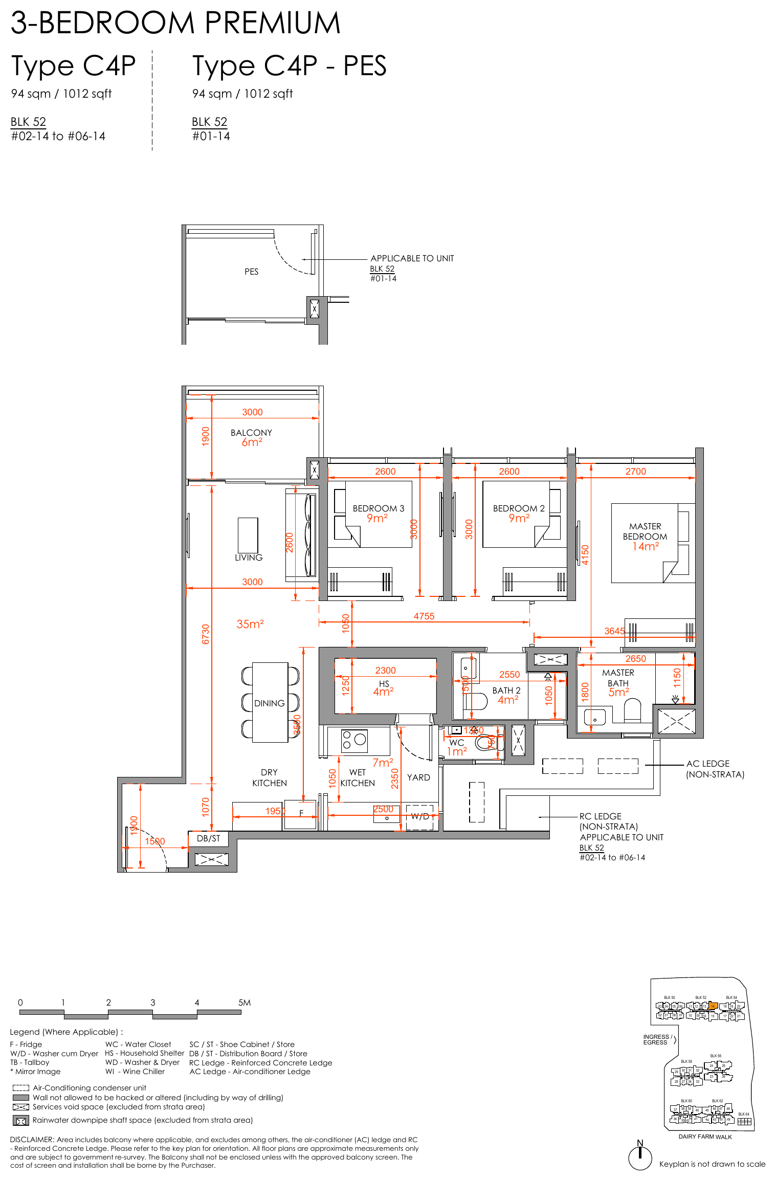 3-Bedroom Premium, Type C4P